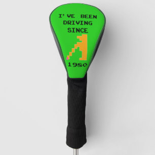 Funda Para Palo De Golf Cabecera de juego de video retro