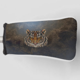 Funda Para Palo De Golf Cabeza de tigre, cara, piel