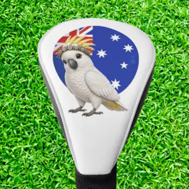 Funda Para Palo De Golf Cacatúa australiano  ( Love golf and Aussie wildlife? Meet the Aussie Cockatoo Golf Head Cover)