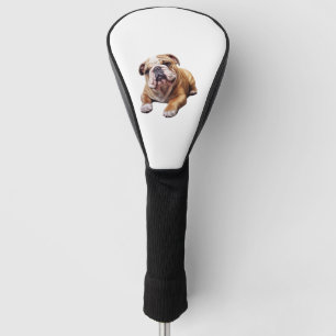 Funda Para Palo De Golf Cachorro de Bulldog inglés suave - Cachorro dorado