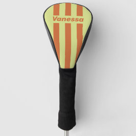 Funda Para Palo De Golf Cactus del Desierto Retro con Tres Franjas de Pin