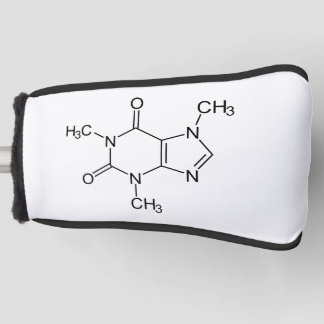 Funda Para Palo De Golf Cafeína Molécula Química Átomos de café