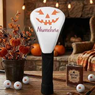 Funda Para Palo De Golf Calabaza de Halloween personalizada femenina Jack