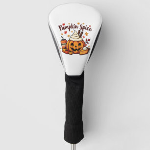 Funda Para Palo De Golf Calabaza Spice Latte Calabaza Pie Otoño Caída