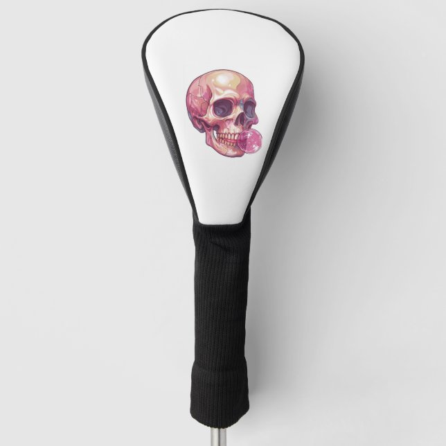 Funda Para Palo De Golf Calavera de problema de burbuja � Esqueleto de chi (Anverso)