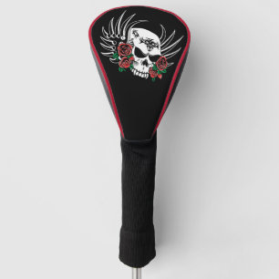 Funda Para Palo De Golf Calavera tribal y Rosas