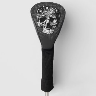Funda Para Palo De Golf Calavera y estrellas II