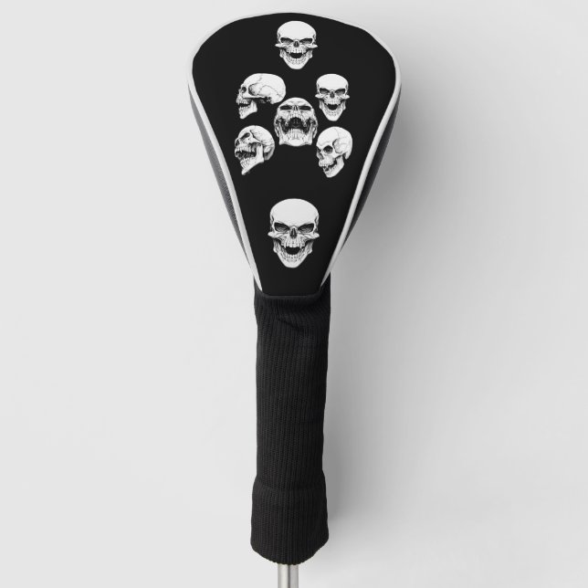 Funda Para Palo De Golf Calaveras  (Anverso)