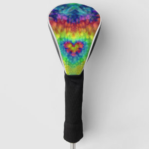 Funda Para Palo De Golf Caleidoscopio del fractal del vintage del cielo