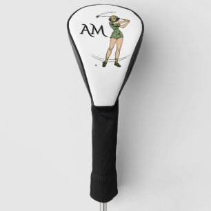 Funda Para Palo De Golf Calentamiento para el Monograma de Golf Lady Golfe