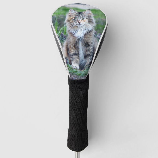 Funda Para Palo De Golf Calico Cat (Anverso)