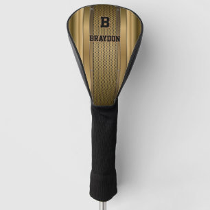 Funda Para Palo De Golf Cambiar el nombre inicial de la adición Marrón Tan