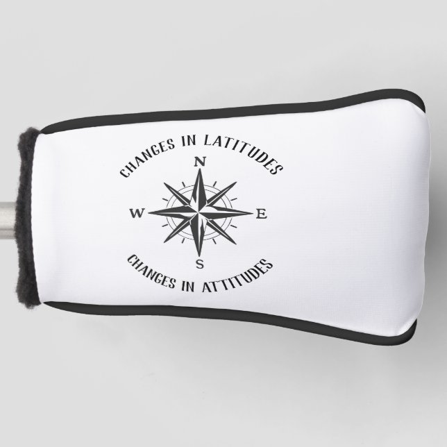 Funda Para Palo De Golf Cambios en las Latitudes, cambios en la brújula de (Anverso)