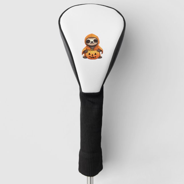 Funda Para Palo De Golf Camiseta Clásica de Halloween (Anverso)