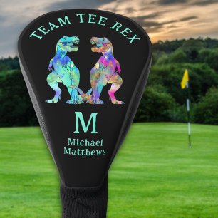 Funda Para Palo De Golf Camiseta Divertida Equipo Rex Dinosaurio Chiste Mo