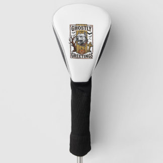 Funda Para Palo De Golf Camiseta Felicitaciones Fantasmales Grabado Vintag