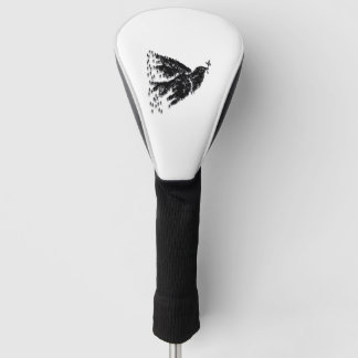 Funda Para Palo De Golf Camiseta gráfica minimalista de paloma de la paz v