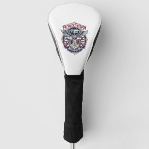 Funda Para Palo De Golf Camiseta gráfica vectorial prep de la costa patrió