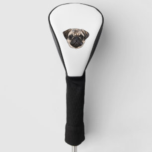 Funda Para Palo De Golf Camiseta Típica Pug