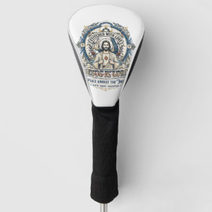 Funda Para Palo De Golf Camiseta vintage de escatología profética de Jesús