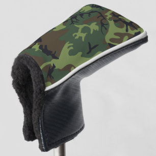 Funda Para Palo De Golf Camo militar de la Selva Verde