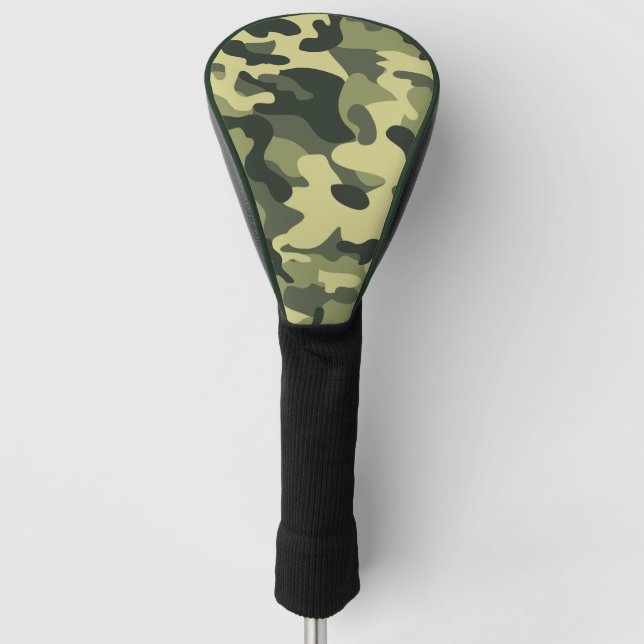 Funda Para Palo De Golf Camo verde (Anverso)