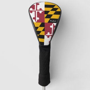 Funda Para Palo De Golf Campos de golf Maryland & Maryland Bandera / Campo