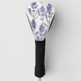 Funda Para Palo De Golf Campos de lavanda | Patrón de flores de acuarela p