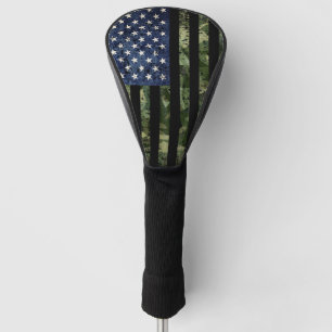 Funda Para Palo De Golf Camuflaje de la Bandera Americana Camo