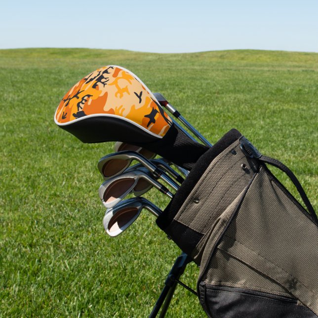 Funda Para Palo De Golf Camuflaje naranja, Ejército (In Situ)