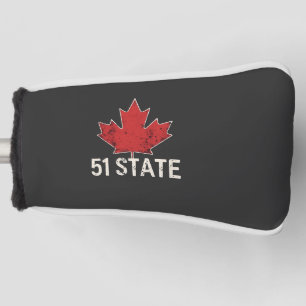 Funda Para Palo De Golf Canadá 51 Estado Trump Bandera estadounidense y ca