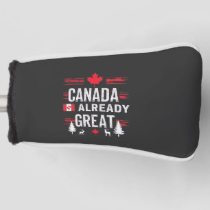 Funda Para Palo De Golf Canadá ya es grande Anti MAGA Anti Trump