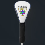 Funda Para Palo De Golf Candlesticks judíos L'Chaim<br><div class="desc">Velas judías y regalos y ropa tradicionales personalizados</div>