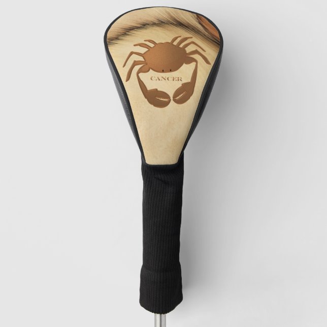 Funda Para Palo De Golf Cangrejo de cáncer Zodiac (Anverso)