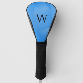 Funda Para Palo De Golf Capas Delicadas de acento azul inicial