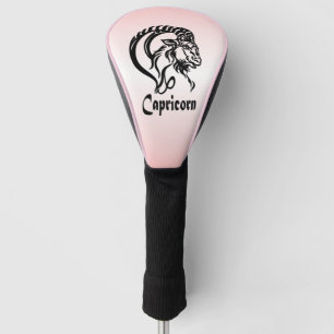 Funda Para Palo De Golf Capricornio de plata la cabra de mar Zodiaco