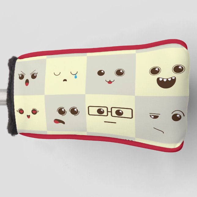 Funda Para Palo De Golf Cara bonita (Anverso)