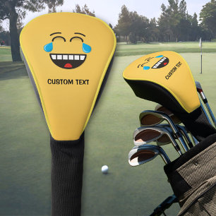 Funda Para Palo De Golf Cara con lágrimas de alegría