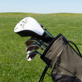 Funda Para Palo De Golf Cara de Gato