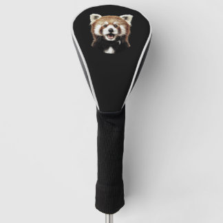 Funda Para Palo De Golf Cara de panda rojo