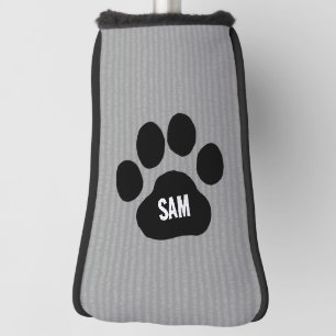 Funda Para Palo De Golf Cara de perro Imprimir nombre personalizado Inicia