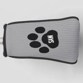 Funda Para Palo De Golf Cara de perro Imprimir nombre personalizado Inicia