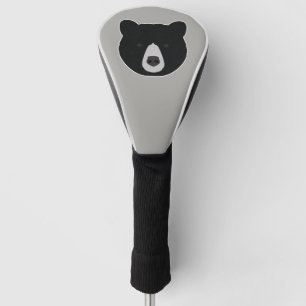 Funda Para Palo De Golf Cara del oso negro
