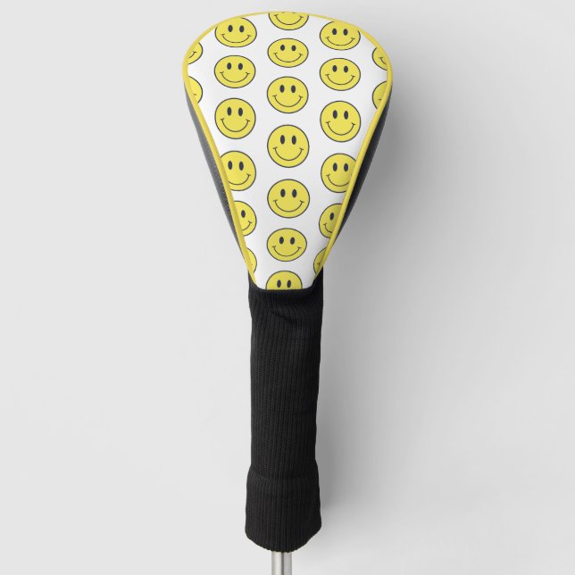 Funda Para Palo De Golf Cara feliz (Anverso)