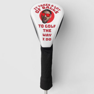 Funda Para Palo De Golf Cara Personalizada Frase Divertida de Golf Requier