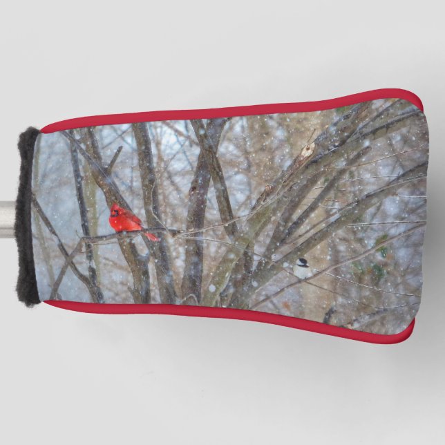 Funda Para Palo De Golf Cardenal y pollo (Anverso)