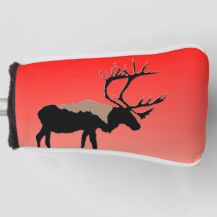 Funda Para Palo De Golf Caribou at Sunset - Arte original de la vida salva