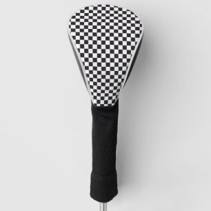 Funda Para Palo De Golf Carreras de coche / Patrón de ajedrez + tu trasero