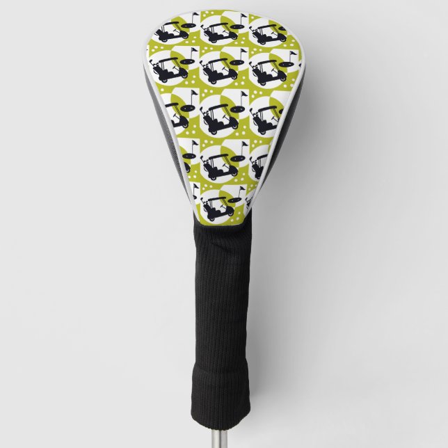 Funda Para Palo De Golf Carrito de golf, clubes y verdes (Anverso)
