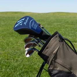 Funda Para Palo De Golf Carta M Michael Personalizada Elegante 